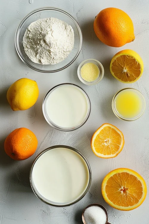 ingredientes natillas de naranja Thermomix